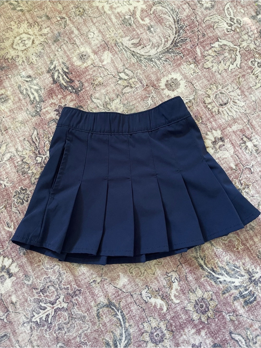 Classic Pleated Navy Uniform Skort